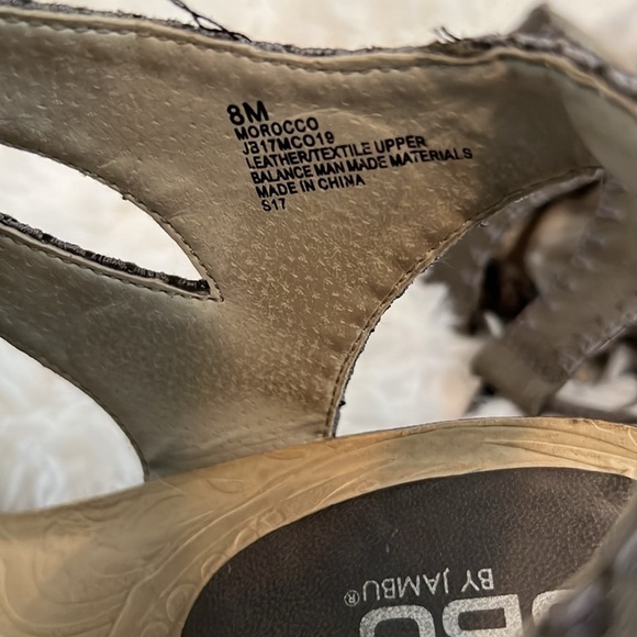 JBU platform sandals Morocco - size 8 - Picture 6 of 8